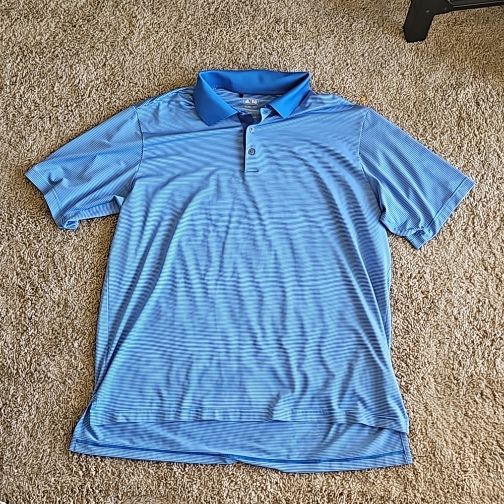 Adidas Climalite golf polo, blue, size XL